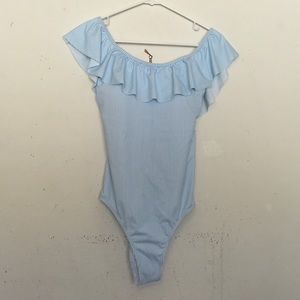 Off the shoulder one piece